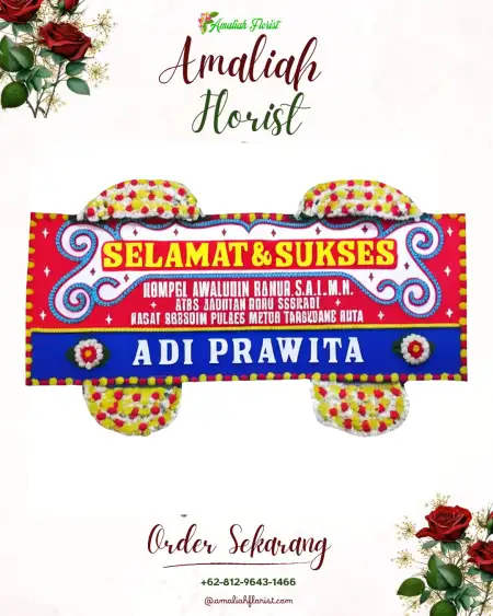 Papan Bunga Ucapan Selamat Kaliboyo